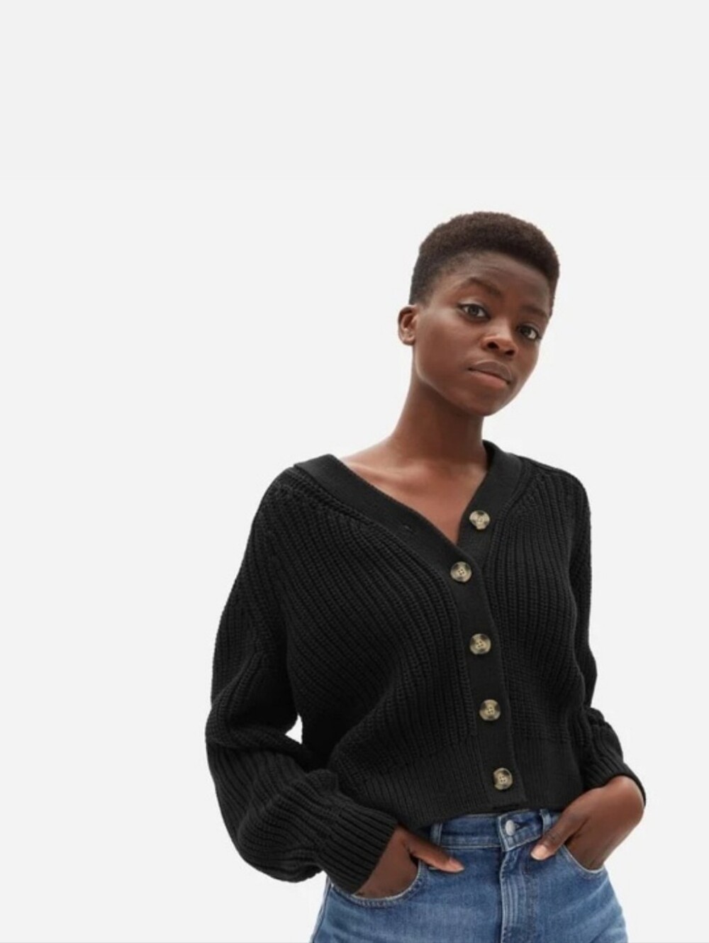 Everlane Texture Cotton Cardigan